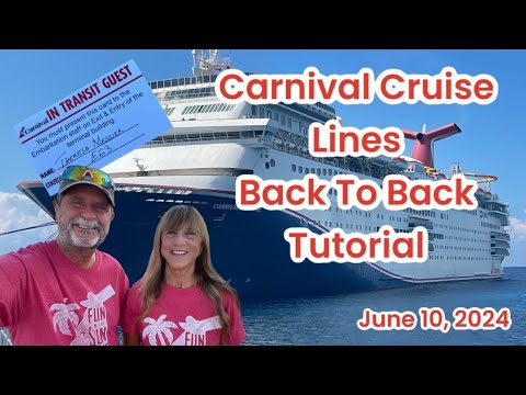 Carnival Cruise Lines Back To Back Tutorial