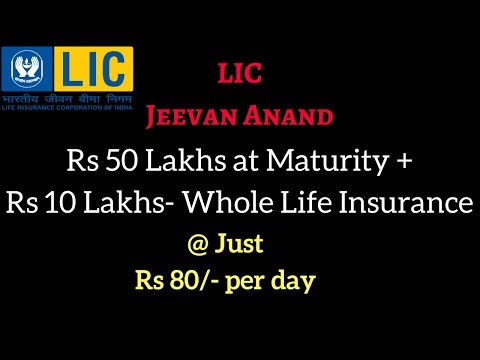 Jeevan Anand LIC Policy Details with Example in Hindi | PolicyBazaar Blog Video