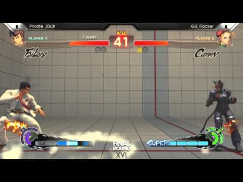[FR 16 SSFIV AE] Private J0k3r (Fei Long) vs GU Flocker (Cammy)