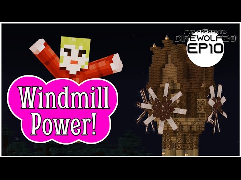 Immersive Engineering Windmill Power! EP10 Direwolf20 1.16 Modpack Lets Play