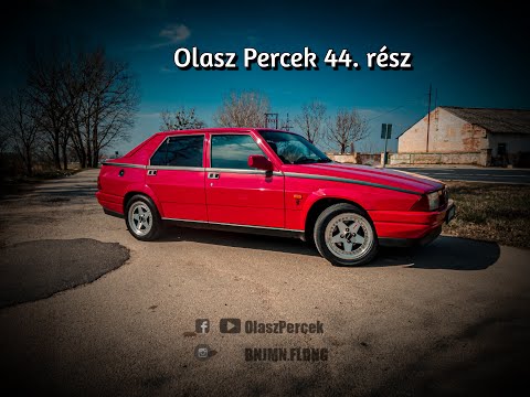 Olasz Percek 44. rész - Alfa Romeo 75 1.6 IE