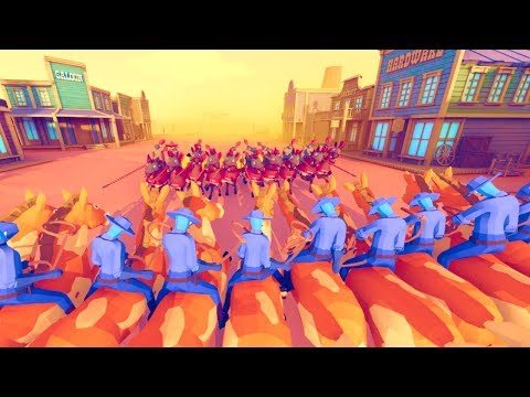 10 Lassos vs 10 Jouster in TABS with Wild West Fraction Update