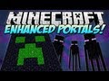 Minecraft | ENHANCED PORTALS! (Creeper Portal ...