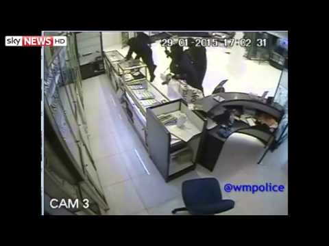 CCTV Shows Ram Raiders Hitting The Skids