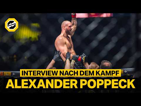 ALEXANDER POPPECK | Interview nach dem Kampf | OKTAGON 83