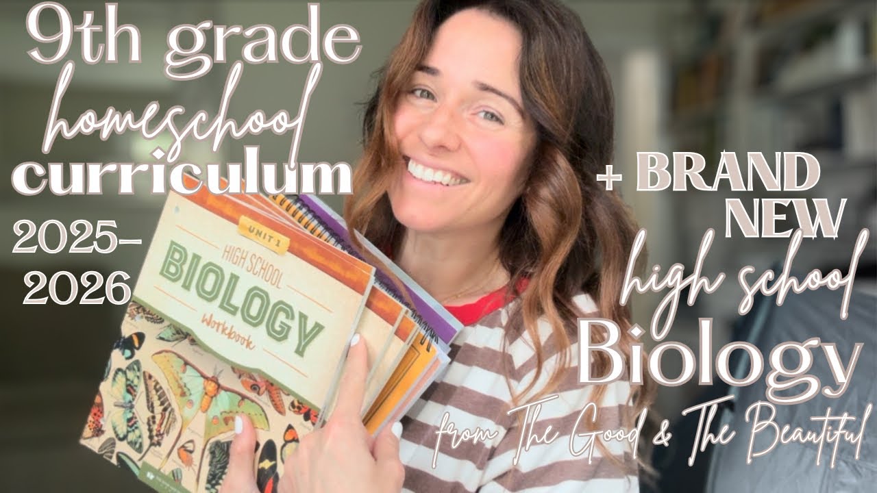 9th grade homeschool curriculum picks | BRAND NEW High School Biology from The Good & The Beautiful