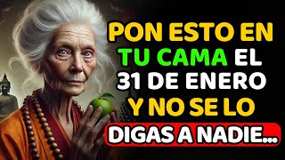 😮 Si pones esto en tu cama el 9 de enero, tus problemas de dinero terminarán | Enseñanza BUDISTA