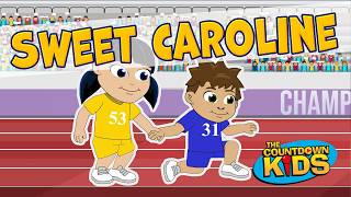 Sweet Caroline - The Countdown Kids | 🎤 Pop Songs for Kids | Lyrics Video