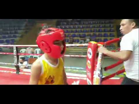 ALEXANDER BARRIOS VS JOCKSAN RIVERA, 90 LBS, GIMN. NICARAO  NICABOXING,TEAM WISTON LOPEZ,19 DIC 2021