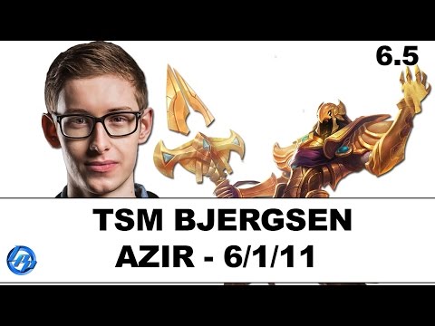 TSM Bjergsen - Azir vs LeBlanc - NA Ranked