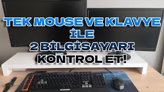 2 Bilgisayarı TEK mouse ve Klavye KULLANMA! - Mouse without borders ne