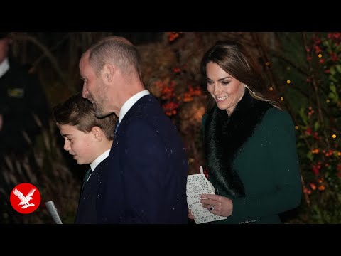 Princess of Wales greets attendees of Together at Christmas carol service