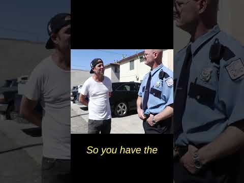 Escape from police #entertainment #handcuffed #police