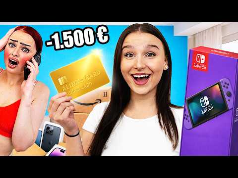 Ich kaufe ALLES mit Alinas Kreditkarte ! 🤫💳 (Sie rastet aus)