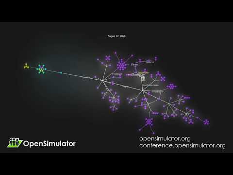 Opensimulator 2025 Source Code Contribution Visualization
