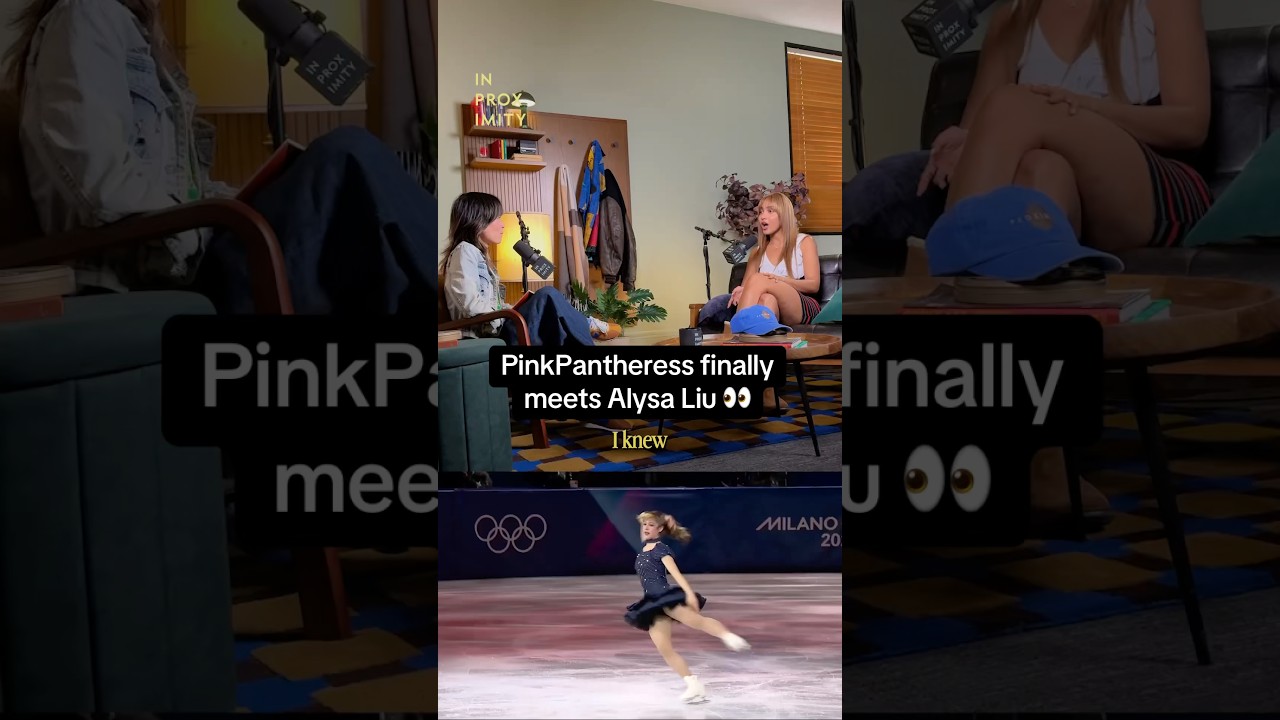 PinkPantheress on meeting Alysa Liu… #pinkpantheress #alysaliu #stateside #olympics