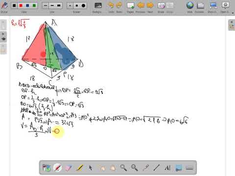 Probleme rezolvate tetraedrul regulat clasa a VIII a ( www.supermeditatii.ro)