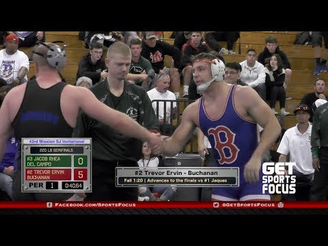 Wrestling | 43rd Mission SJ 220 Semis - #2 Trevor Ervin Buchanan