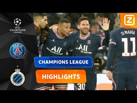 MESSI EN MBAPPÉ ZIJN OP DREEF! 🥰⚽️ | PSG vs Club Brugge | Champions League 2021/22 | Samenvatting