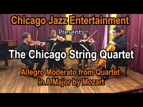 Chicago String Quartet | Mozart in A Major | Chicago Wedding Music
