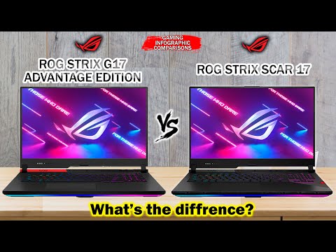 ROG Strix G17 Advantage Edition vs ROG Strix Scar 17 | AMD Radeon RX 6800M | AMD Ryzen 9 5900HX |