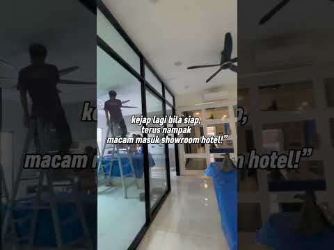 Siling lama, rupa baru! Dari biasa-biasa terus jadi statement ruang