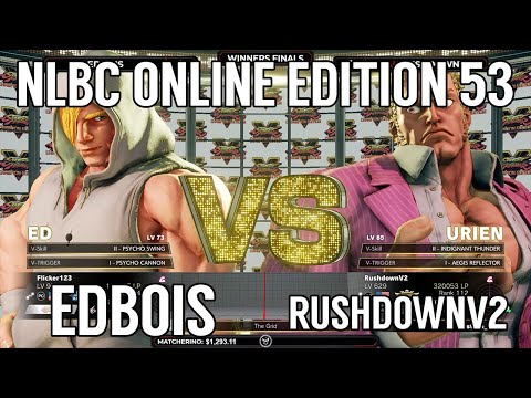 Street Fighter V Winners Final - Edbois vs RushdownV2 @ NLBC Online Edition #53
