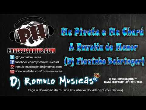 Mc Pivete e Mc Chará   A Revolta do Menor Dj Flavinho Behringer   www PANCADAOHITS com