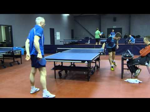 150117 VM Ping Pong Kval, Michael Ryding - Kent Helberg