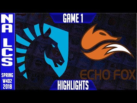 TL vs FOX Highlights | NA LCS Week 4 Spring 2018 W4D2 | Team Liquid vs Echo Fox Highlights