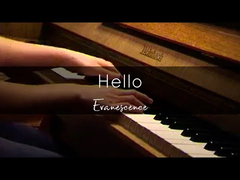 Hello (Evanescence) piano cover video thumbnail