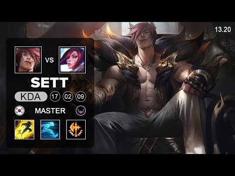 Sett vs Fiora Top - KR Master - Patch 13.20 Season 13