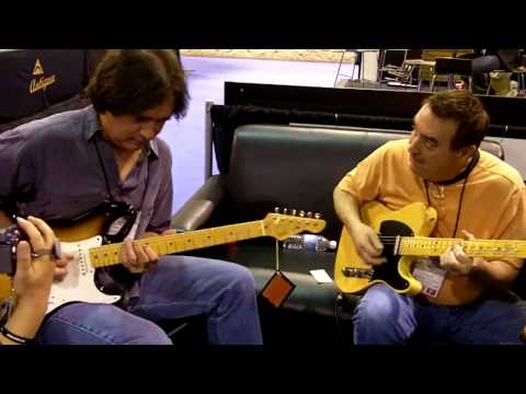 Carl Verheyen, Steve Trovato & Asaf Rodeh at LsL NAMM 2010