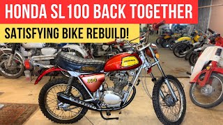 1972 Honda SL100 Reassembly – It’s Finally Back Together!