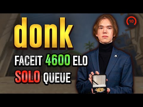 DONK vs PRO while Grinding for FACEIT #1! donk POV with COMMs (Mirage)
