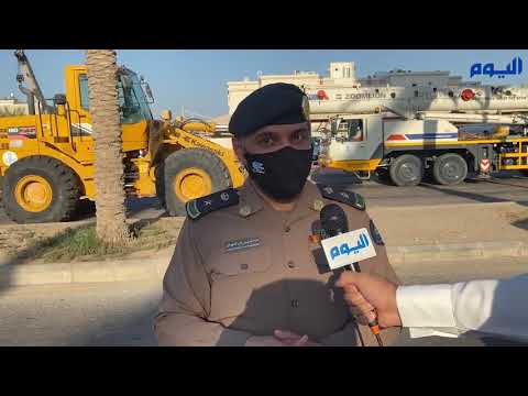 بعد هبوط أرضي في برج.. الدفاع المدني يوضح حالة الشخص المحتجز تحت الأنقاض