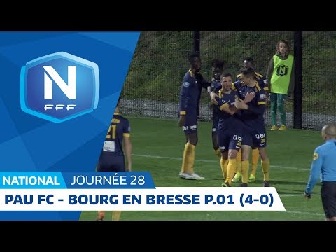 J28 : Pau FC -  F. Bourg en Bresse Péronnas 01 (4-0), le résumé I National FFF 2018-2019