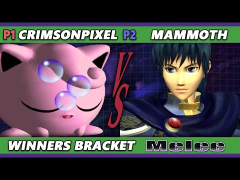 S@X 456 - CrimsonPixel (Jigglypuff) Vs. Mammoth (Marth) Smash Melee - SSBM