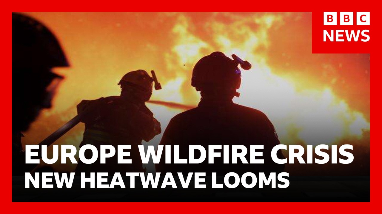 Video | Europe wildfires: France warns of worst crisis "since WW2” as new heatwave looms | BBC News