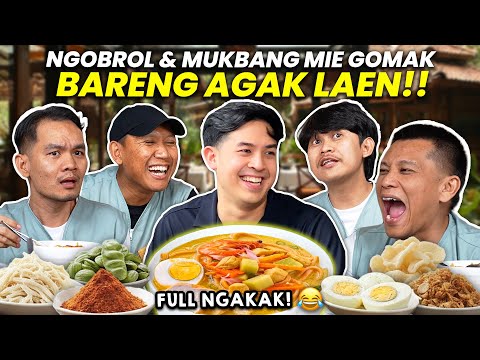 NGAKAK! MUKBANG MIE GOMAK BARENG AGAK LAEN! (BORIS, JEGEL, OKI, BENE)