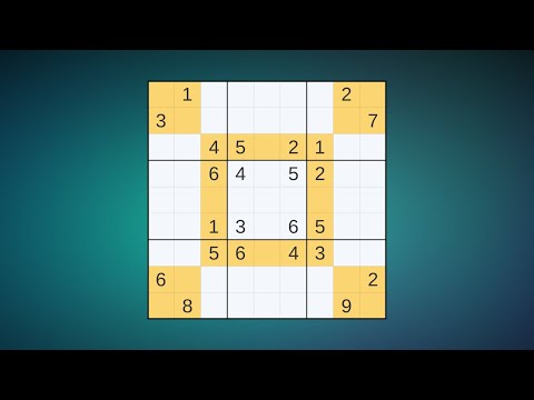 Solving a Sudoku with "supersquare logic"