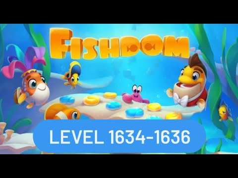 FISHDOM LEVEL 1634-1636 #gaming #fishdom #fishdomgame #fishdomgameplay