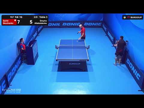 10:45 Serhii Skachenko - Dmytro Alieksieienko 02.09.2023 TT Euro.Cup  Ukraine Master. TABLE 3