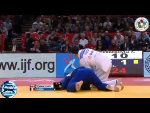Judo Grand Slam Paris 2014 Final  81kg TCHRIKISHVILI GEO   PIETRI Loic FRA