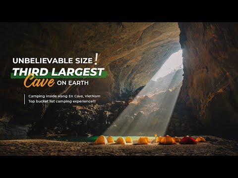 Hang En Cave - World's Third Largest Cave, adventure trekking, hiking, caving and camping in Vietnam