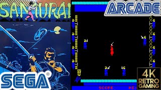 Samurai Arcade ( Sega 1980 ) 4k Gameplay