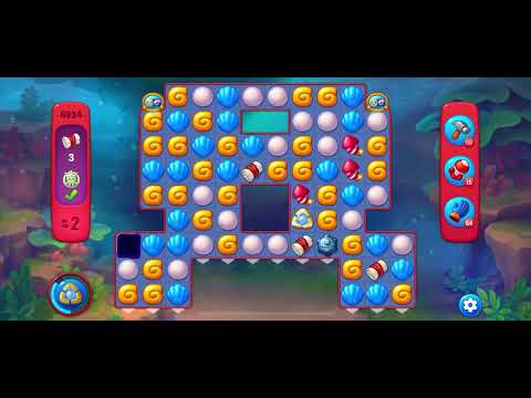 Fishdom Hard level 6934 no boosters フィッシュダム