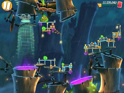 Angry birds 2: boss level 533 (Bamboo Forest/ Gravity Grove)