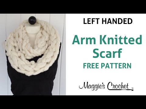 30 Minute Arm Knitting Couture Jazz Infinity Scarf - Left Handed