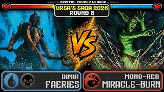 Mono-Red Burn vs Dimir Faeries | Ursa’s Saga IPT Feature Match | Round 5